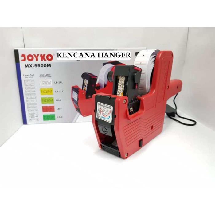 TDRM Terbaru Alat Mesin Label Harga Price Labeller Joyko MX-5500 1 Baris 8 Digit Mesin Label Harga e