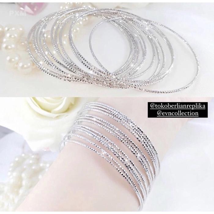 Gelang Keroncong Wanita Model Emas Asli / Keroncong Anti Karat Premium