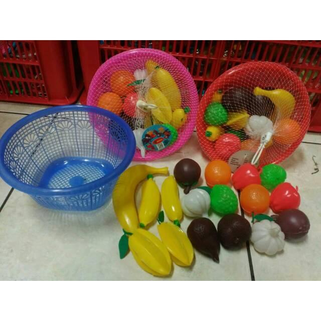 MAINAN KERANJANG BUAH / BUAH BUAHAN KERANJANG