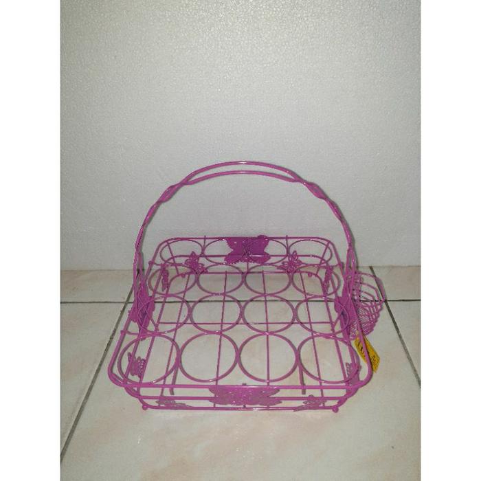 Rak Aqua. Keranjang Tempat Air Mineral Aqua Gelas Homelux