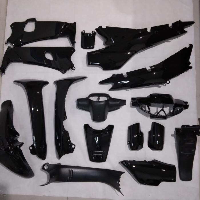 TDRM Terbaru Full Body Supra X Lama 100 cc 1996 1997 1998 1999 2000 2001 2002 Hitam WIN | complete s