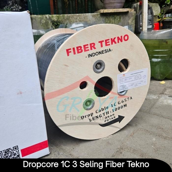 Kabel Dropcore 1 Core 3 Seling Merk Fiber Tekno Dropcore 1c 3s Fiber Tekno