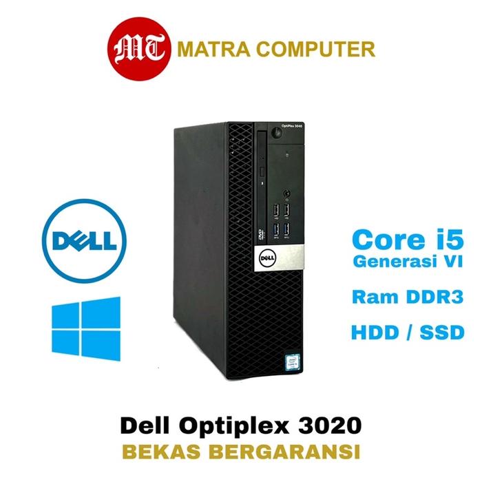 Komputer kantor PC DELL core i5 intel generasi 6 3040 sff siap pakai