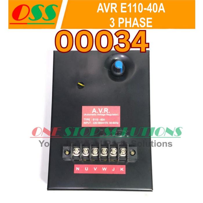 AVR GENERATOR UNIVERSAL E110-40A LOKAL 3 PHASE