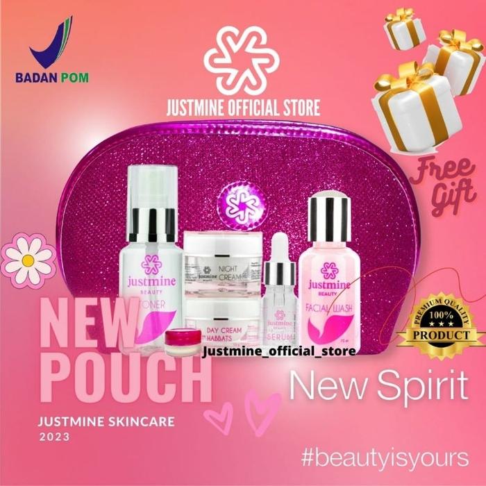 ORIGINAL 100% JUSTMINE BEAUTY GLOWING BPOM Glow / Remove / Jelly Acne / Ultima / Acne More Forte Glo