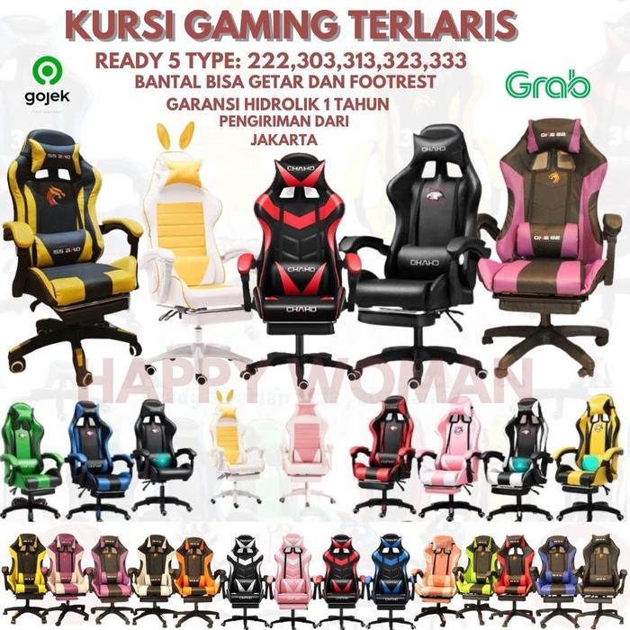 Original Chaho Premium Quality Bangku Gaming Chair Komputer Kursi Gaming Game Chaho Murah Hidrolik H