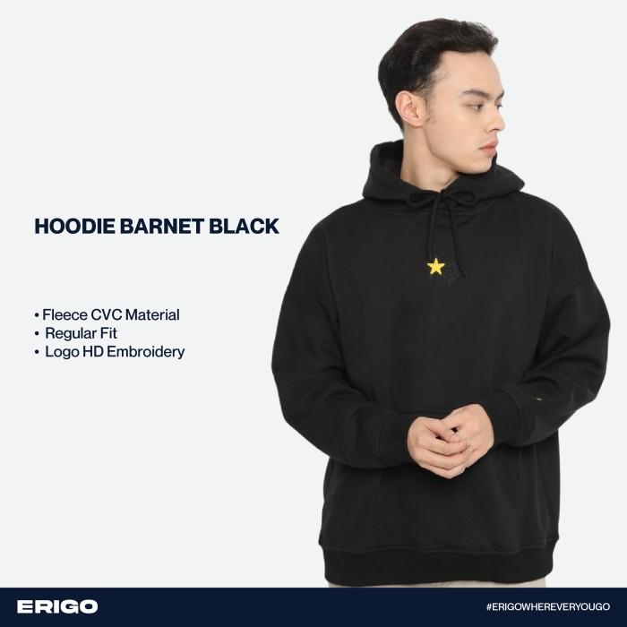 Outerwear Unisex Erigo Hoodie Barnet Black