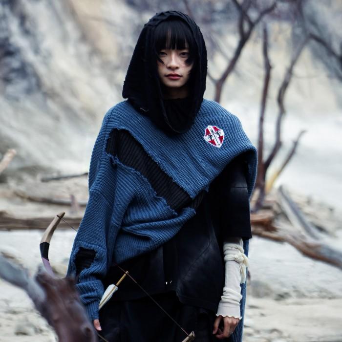 HIERARCHY X TAGGED GOTY - Ocean Blue Sylvorian Oversized Knitwear
