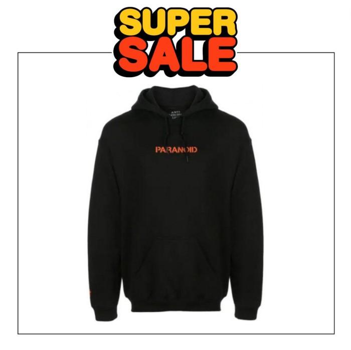 ASSC x UNDEFEATED PARANOID HOODIE BLACK ORANGE ORIGINAL