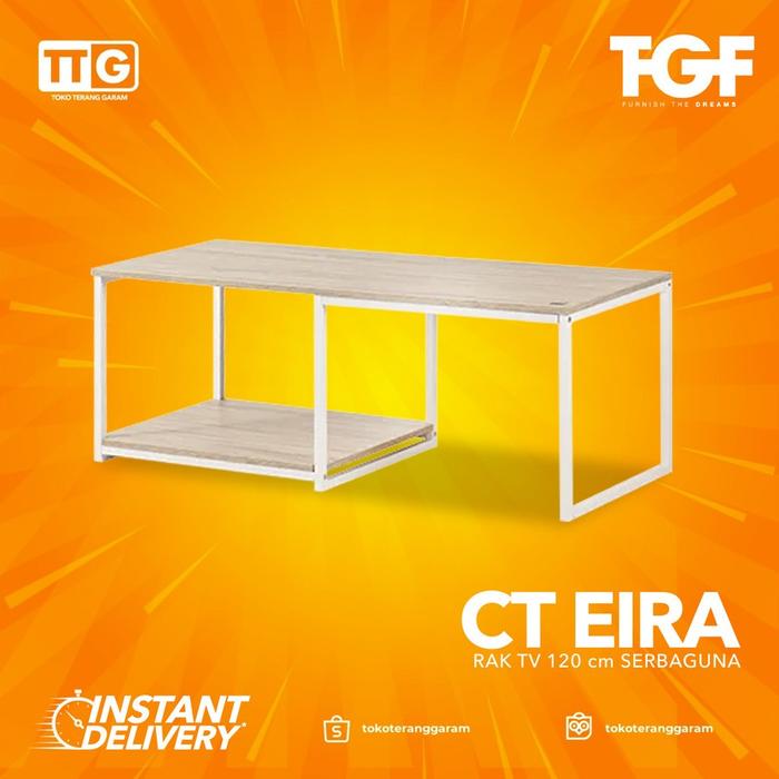 TGF Meja / Rak TV Rangka Besi Serbaguna Coffee Table CT EIRA 120 cm