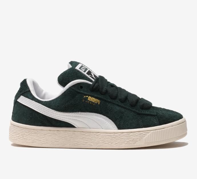 sepatu puma suede xl green white original bnib / sneakers pria