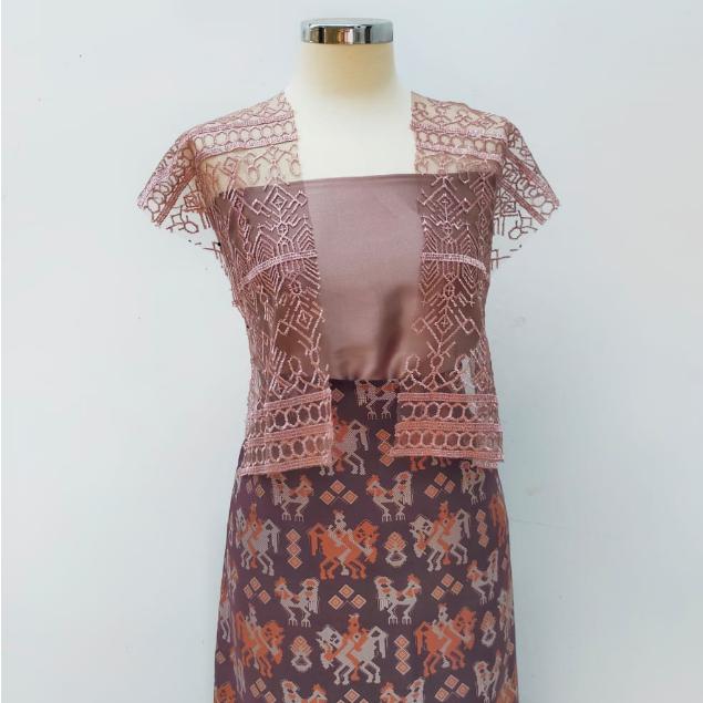 Kain Batik Sutra Silk Premium Varian Lampung (lebar 115cm)