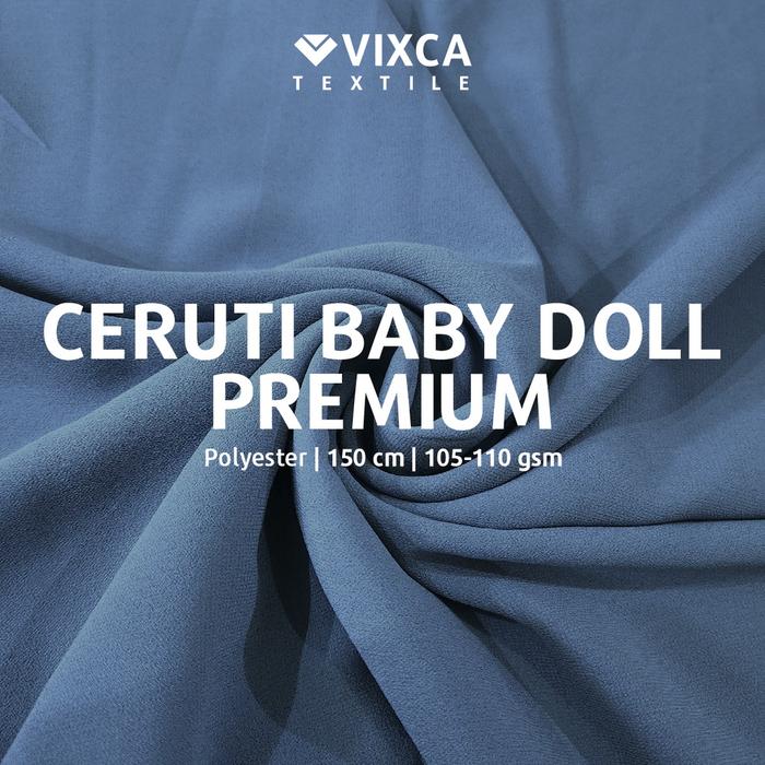 [PER 0,5 M] Kain Bahan Ceruti Baby Doll Lebar 150 cm 3000 Premium Ceruty Cerruty Cerutty Armany Cerr