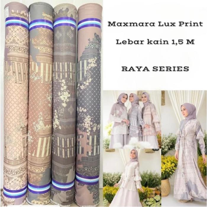 KAIN MAXMARA LUX MOTIF METERAN / MAXMARA RAYA SERIES / MAXMARA MOTIF Harga 0,5 M
