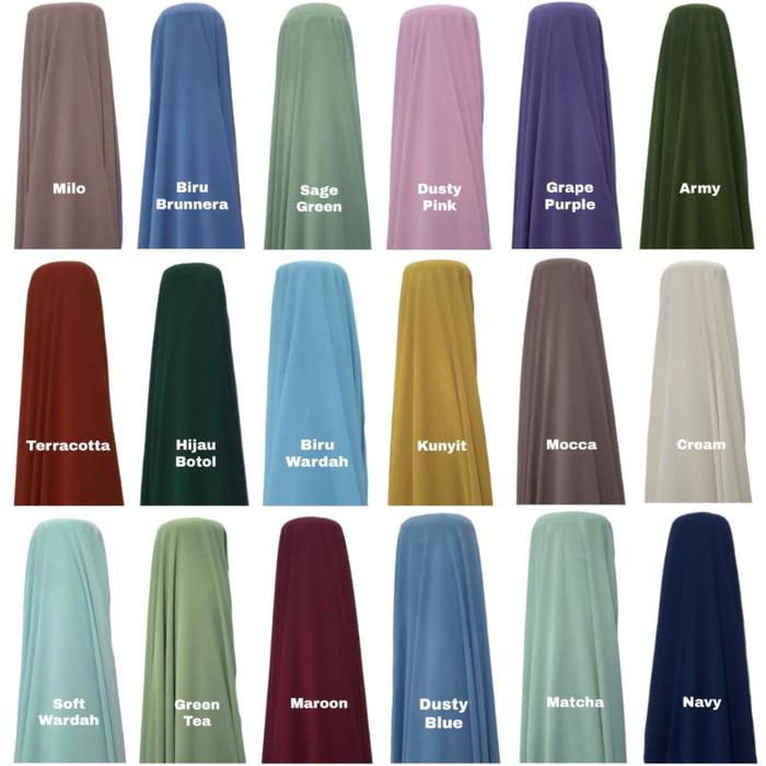 1 roll kain ceruty babydoll "Premium Exclusive" bahan ceruti