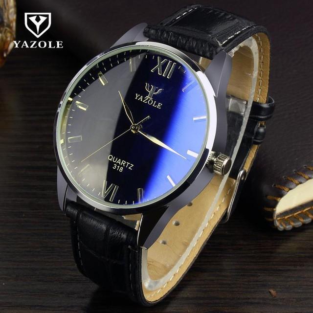 Yazole 318 Jam Tangan Pria Original Business Quartz Watches watch