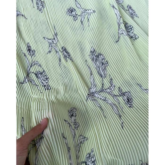 Kain Plisket ceruty / Bahan garmen - kain pleats - Plisket ceruty