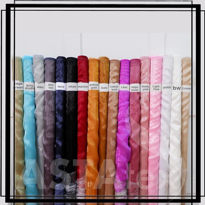 (1 ROLL) KAIN KACA / ORGANDI SILK