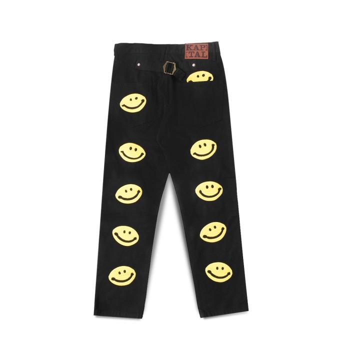 TerlarisModern- Kapital Kountry Smiley Denim Pants Black