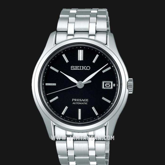 TerlarisModern- Seiko Presage SRPD99J1 Automatic Black Dial Stainless Steel Strap