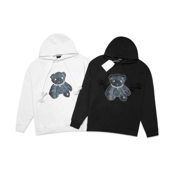 TerlarisModern- We11done Pearl Necklace Teddy Hoodie