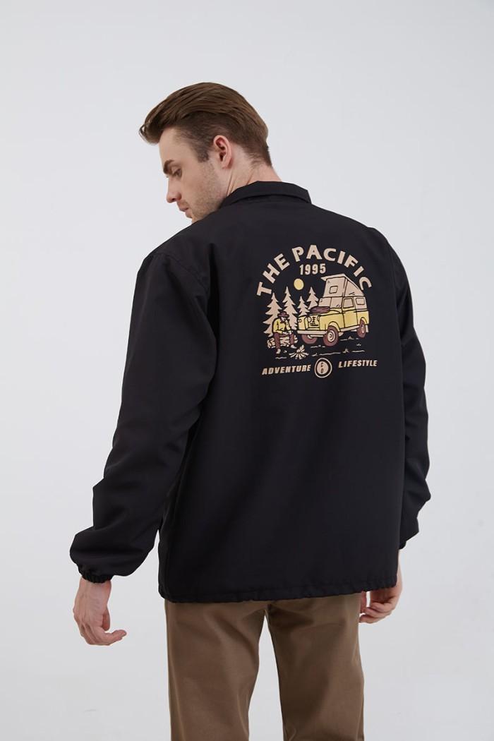 TerlarisModern- Berrybenka Street - Outer Jaket Pria Coach the Pacific 1995 Black