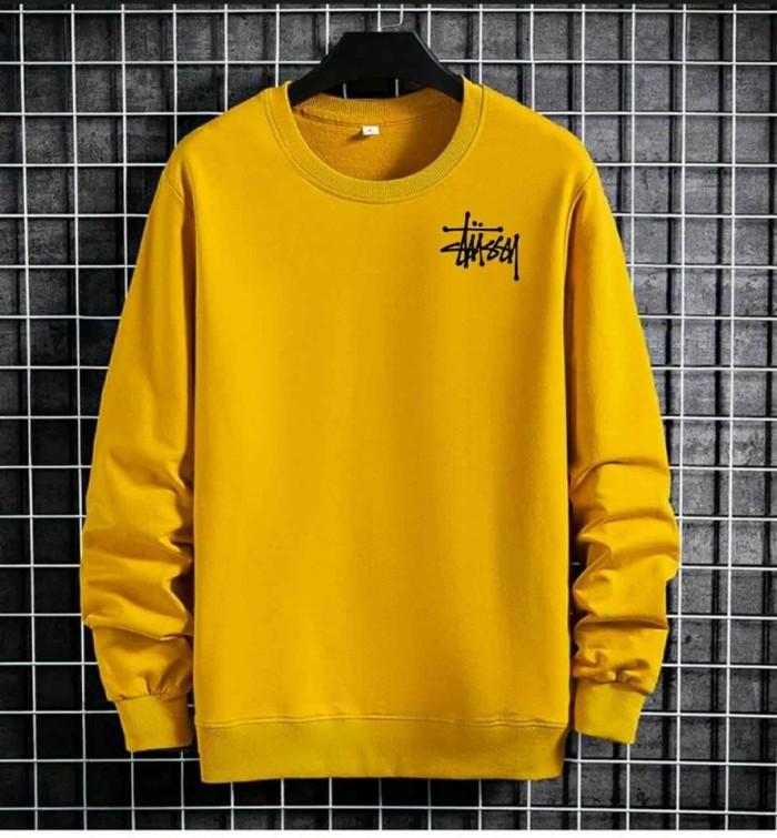 TerlarisModern- SWEATER CREW NECK STUSSY/SWEATER LEHER 0 PRIA WANITA/SWEATSHIRT