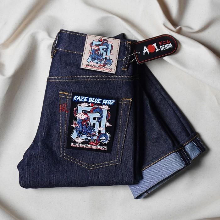 TerlarisModern- KAZE 風 BLUE 14 OZ TYPE II JEANS