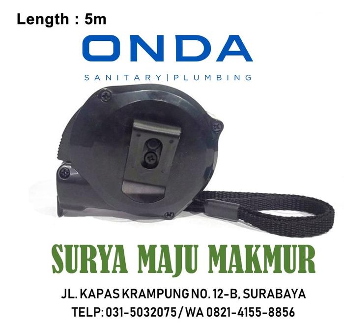 Meteran Otomatis ONDA MT M-TUL 5 Meter Ukur MT M-TUL 5 M / Meter