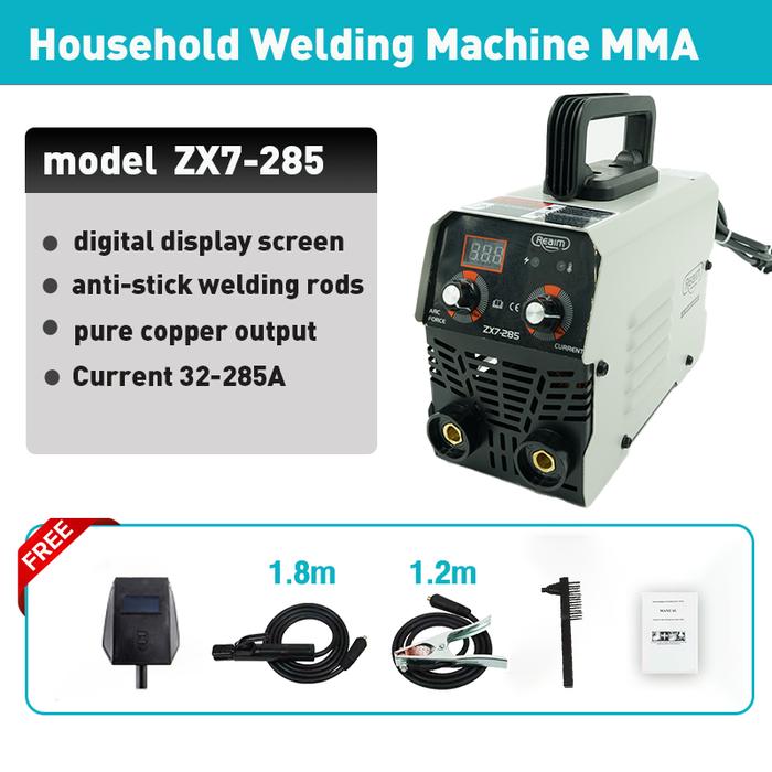 RAEIM Mesin Las ZX7-285(SMAW)105A Mesin pengelasan 120 IGBT 450 W Mesin trafo las Welding machine