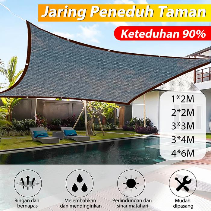 Paranet 95% Jaring Peneduh Hitam / Anti-UV Jaring / Jaring Paranet / Jaring Peneduh Taman Jaring / R