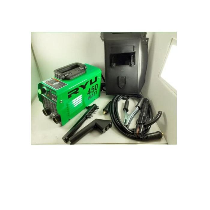 RYU Mesin Las Trafo Las Listrik 450 watt Travo Welding Inverter IGBT MMA 120 Tekiro Ryu