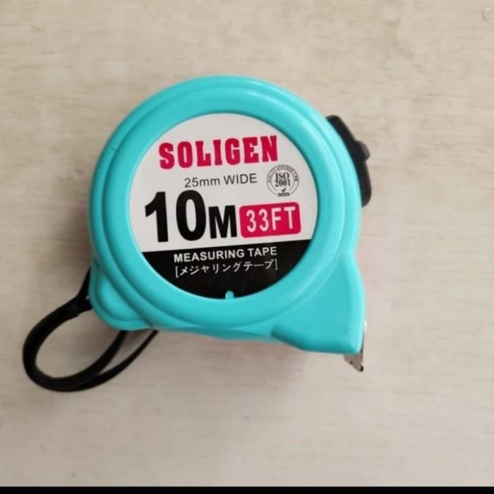 Meteran SOLIGEN 10 METER / meteran tukang 10M / meteran bagus SLG