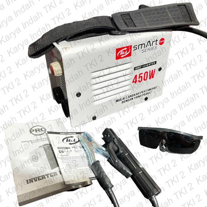 Mesin Las Mini 450 Watt H&L MMA 110 Welding Machine IGBT Inverter HL MMAi 100 A 450W