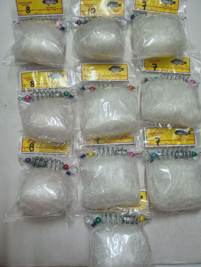 Paket 10 pcs Pancing Jaring Boom net 1,5 meter