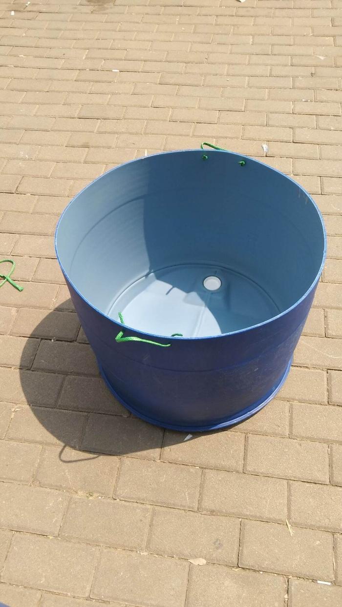 Tong Sampah Ukuran 100 Liter Potongan Derum Pelastik Bak ikan Bak air