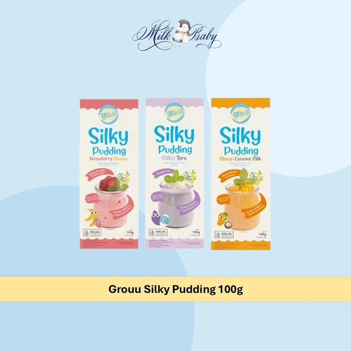 Grouu Silky Pudding 100g - Snack Bayi