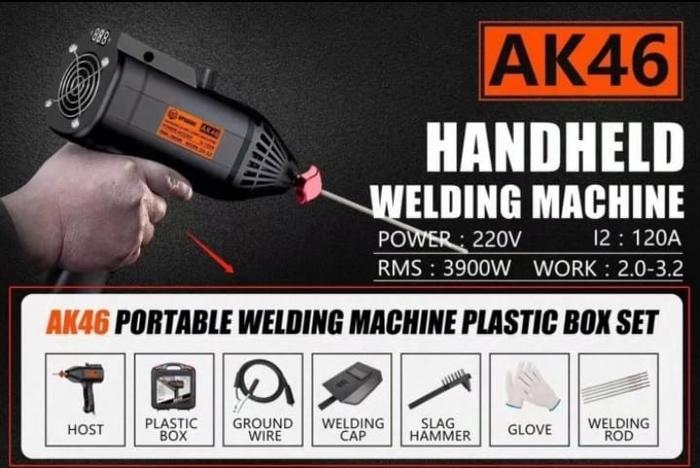 Mesin Las Portabel genggam Handheld welding machine edon ED-AK460