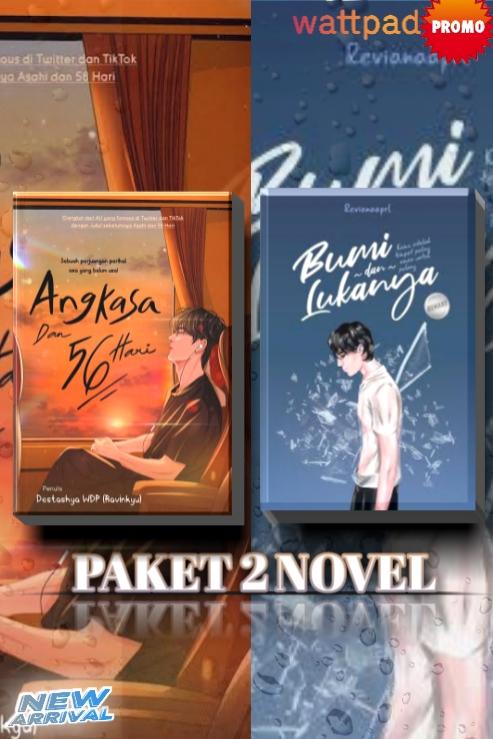 Paket 2 Novel Bumi Dan Lukanya & Angkasa Dan 56 Hari DEAR COLLECTION