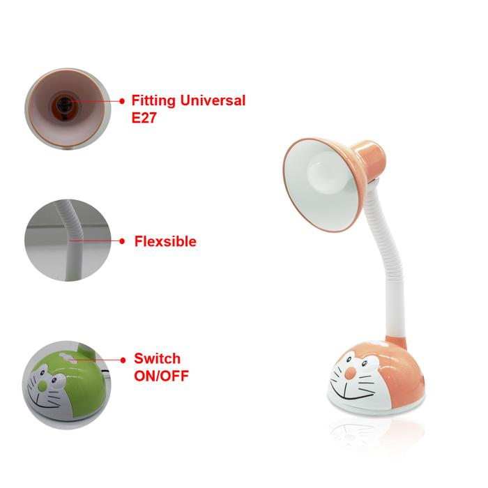 Mikotek - Lampu Belajar Model Kartun Doraemon / Cartoon Desk Lamp MK-8606