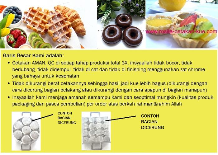 Rosita Cetakan Kue Egg Roll Semprong Jepit Opak Besar JPB Gratis Sutil Kue