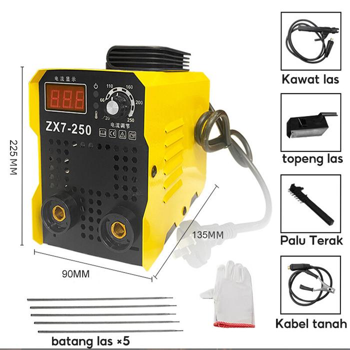 MMA-250/400 IGBT Mesin Las Inverter 450 Watt Welding Machine Mesin trafo las MMA/MIG/TIG/