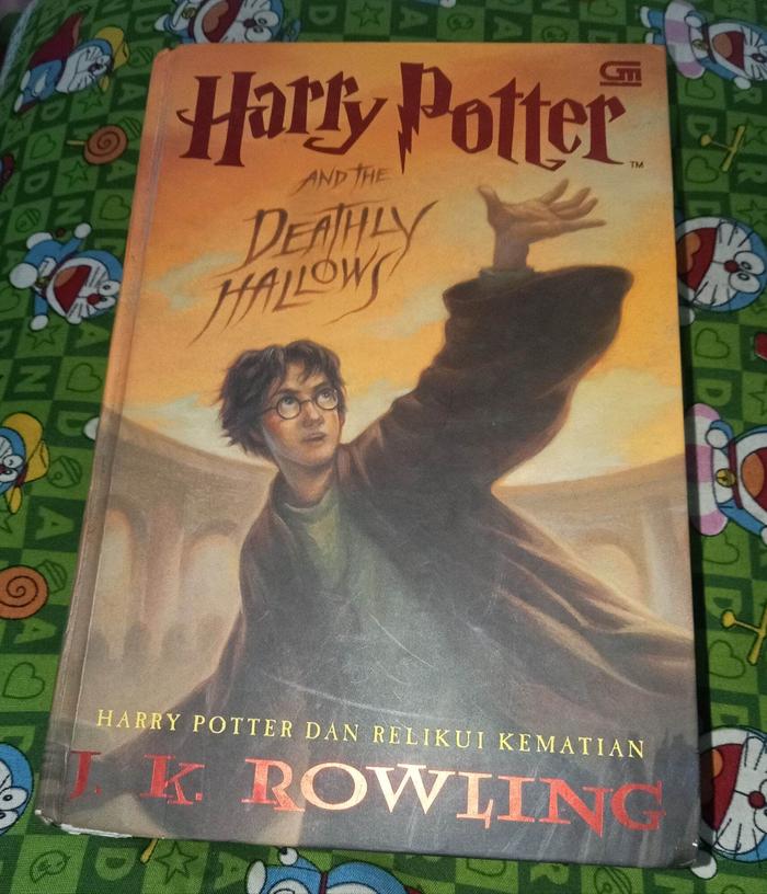 novel Harry Potter dan relikui kematian JK Rowling hard cover