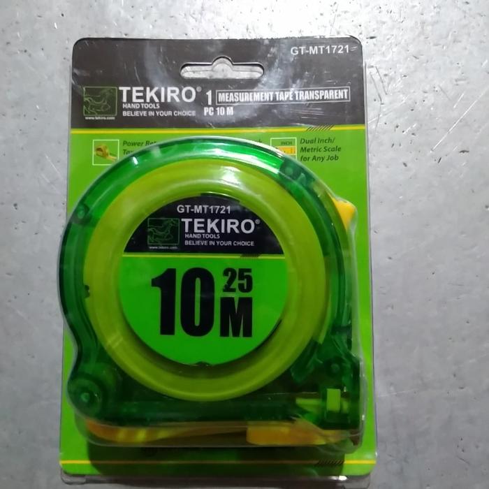 METERAN TRANSPARANT 10 METER TEKIRO