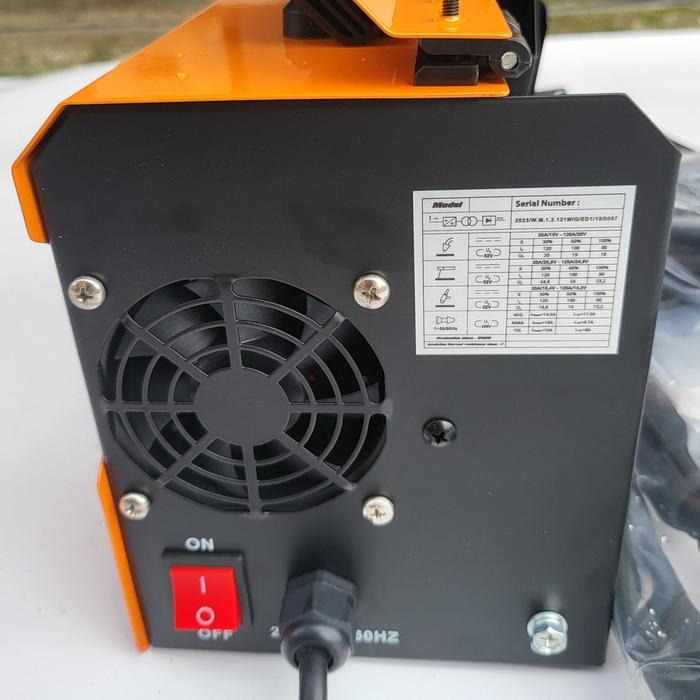 Mesin Las MIG MMA 120 Tanpa Gas BLACKFOOT Inverter Travo Las CO2 MIGI