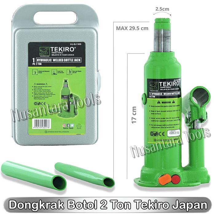 Tekiro Dongkrak Botol 10 Ton - Hydraulic Jack 10Ton Tekiro