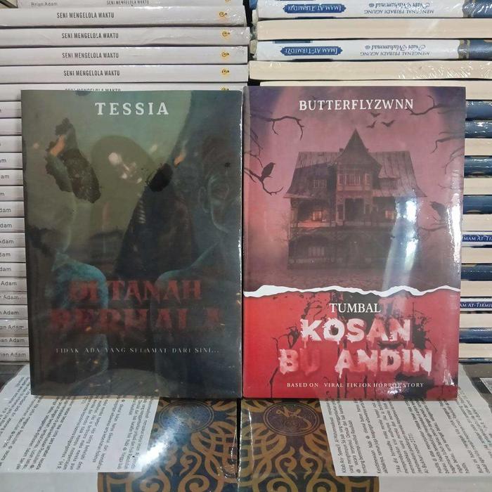 PAKET 2 NOVEL HOROR : DI TANAH BERHALA + TUMBAL KOSAN BU ANDIN