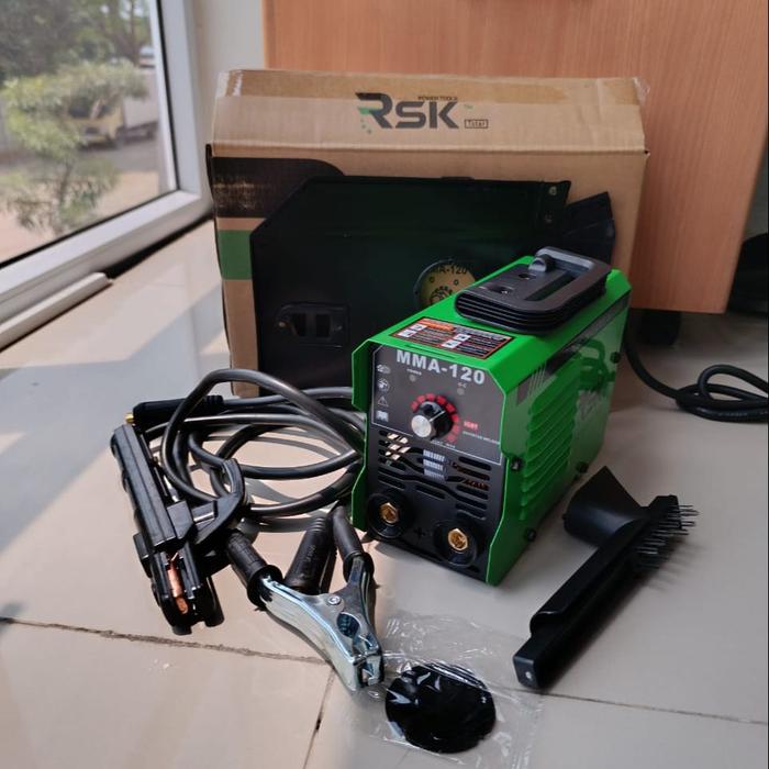 PAKET TUKANG LAS  !!Mesin Las Listrik RYU MMA 120 A IGBT Inveter 450W RII120-2 450 Watt KUALITAS TER