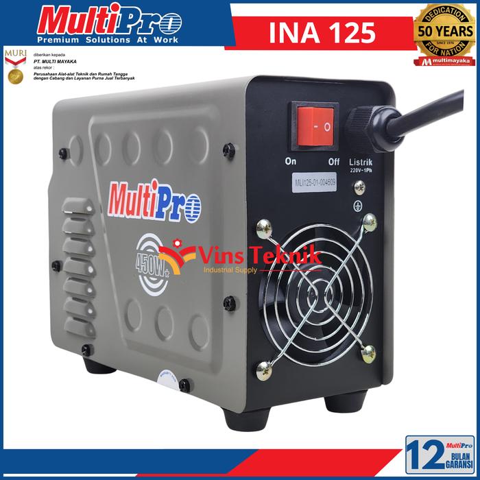Mesin Las Travo Las Listrik Inverter 120A 450 Watt Multipro Solid 125 INA 125