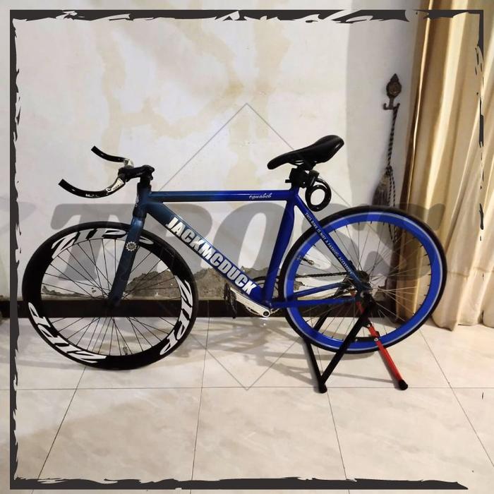 Pedok paddock sepeda standar lipat setandar universal semua sepeda mtb seli KUAT dinaiki treadmill
